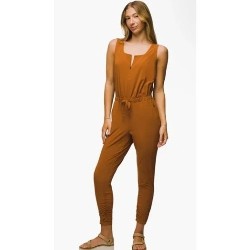 Prana Railey Jumpsuit in the color Clay XL